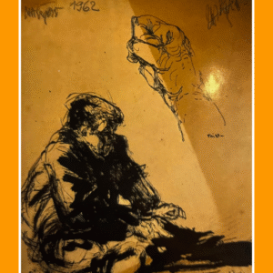 chagrijnige vrouw met vuist 62/26/30