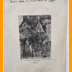 1/1 druk straatje achter oude kerk delft 60/46/50